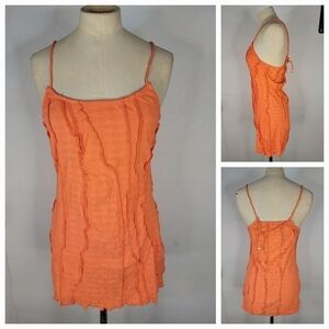 Free People Orange Mini Dress